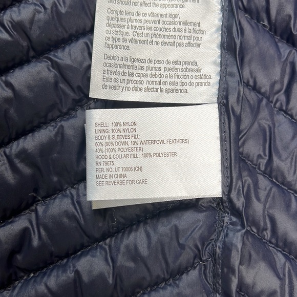 Michael Kors Down Coat, Detachable Hood, Dark Navy, Women's Petite Medum, NWT - Picture 6 of 8